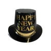 Cross-border Lincoln European and American party black top hat paper hat New Year Golden Party festival top hat manufacturer wholesale Specification image